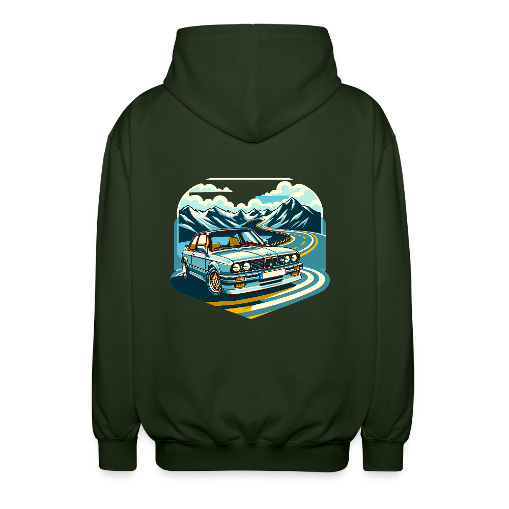 Funky Bavarian Hoodie - forest green