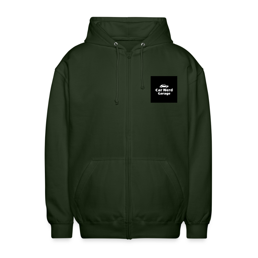 Funky Bavarian Hoodie - forest green