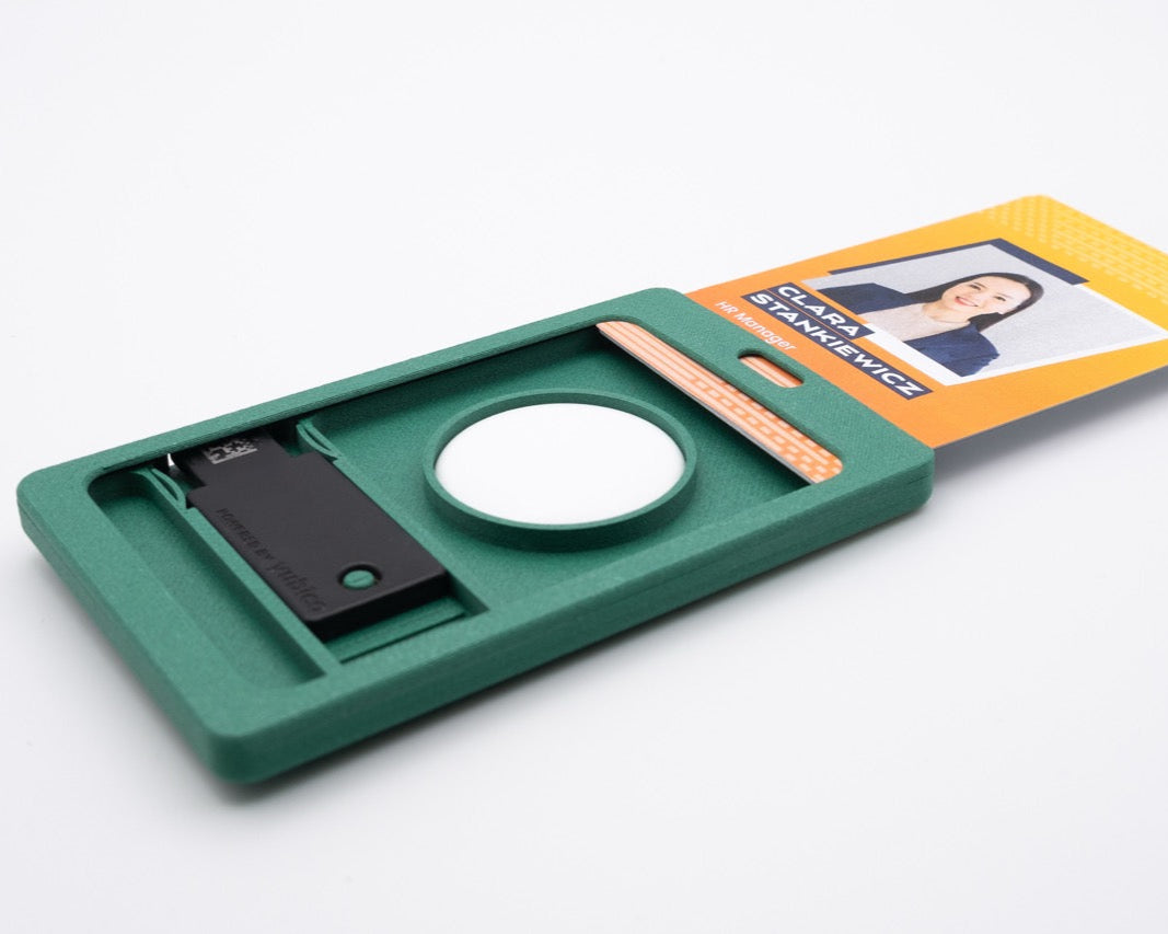 ID Badge Holder with AirTag & YubiKey – maximum security - 3D‑Printed