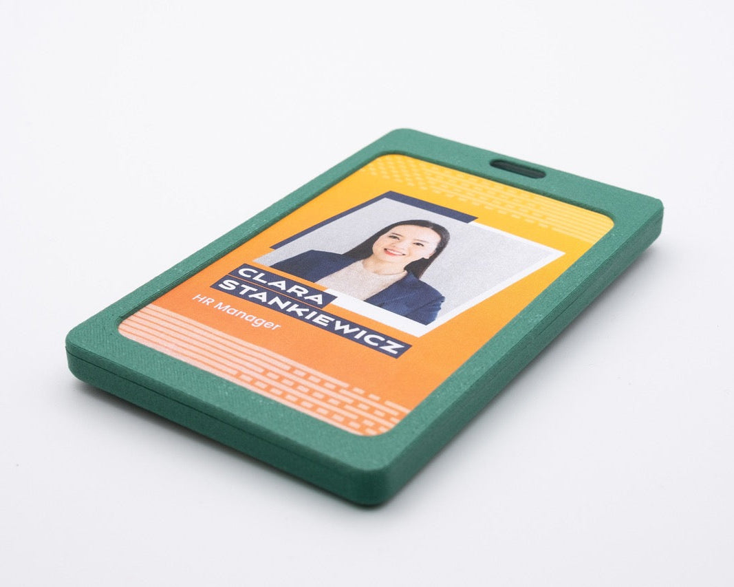 ID Badge Holder with AirTag & YubiKey – maximum security - 3D‑Printed