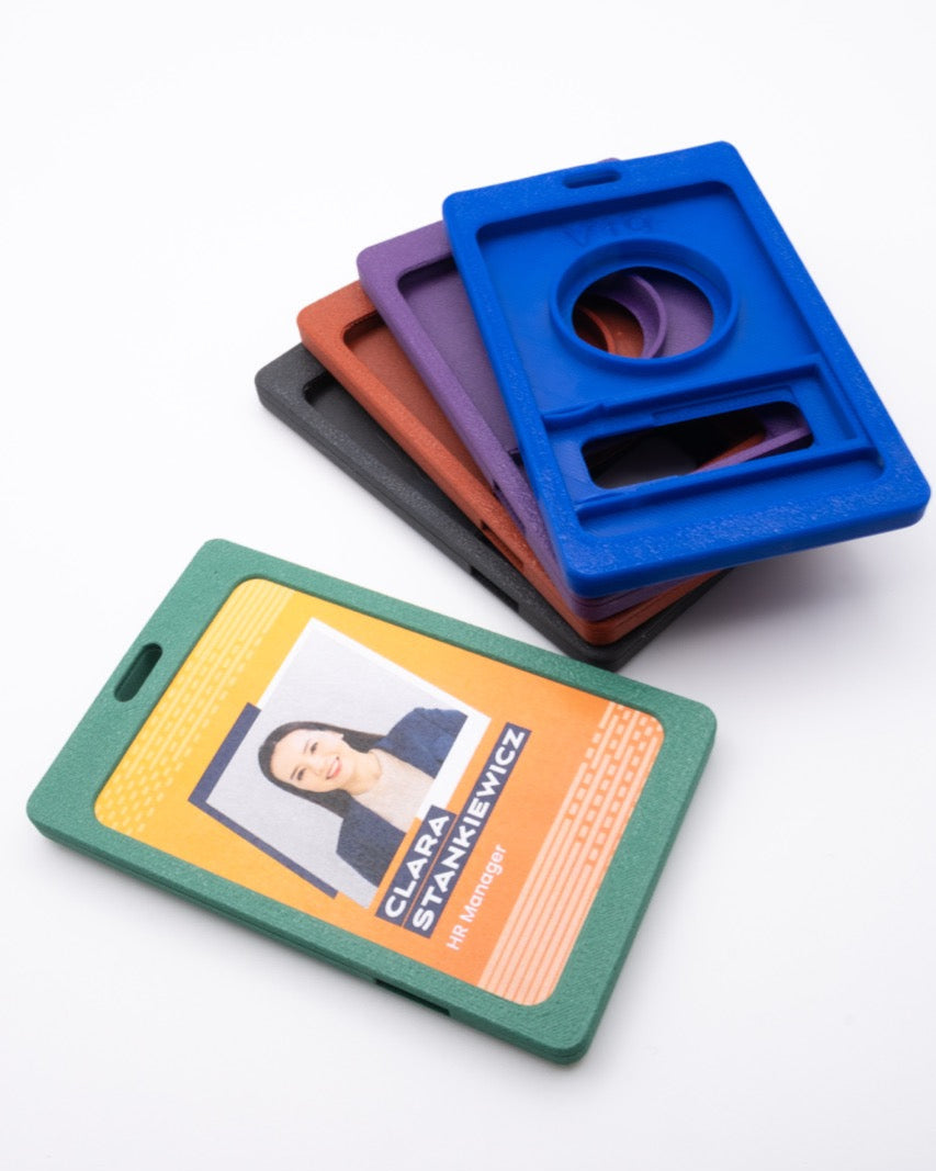 ID Badge Holder with AirTag & YubiKey – maximum security - 3D‑Printed