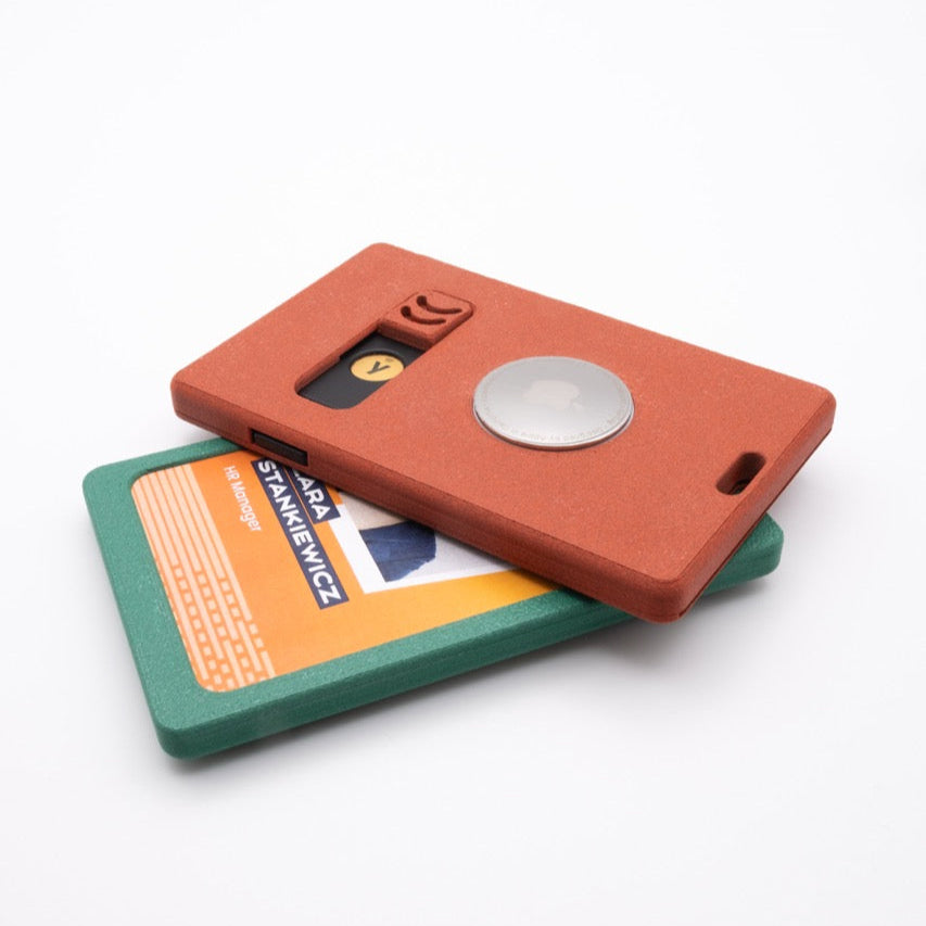 ID Badge Holder with AirTag & YubiKey – maximum security - 3D‑Printed